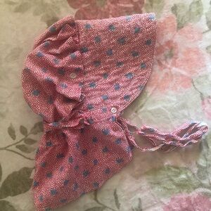Pink and Blue Kids Bonnet